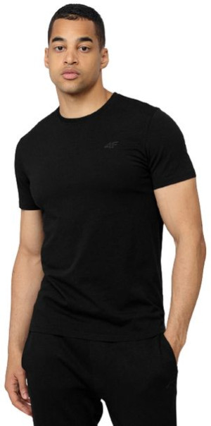 T-shirt męski 4F H4Z22 TSM352 czarny