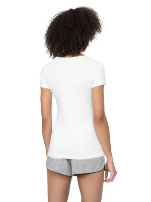 T-shirt damski 4F biały H4Z22 TSD350 10S