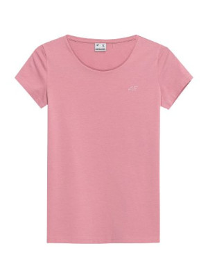 T-shirt damski 4F różowy H4Z22 TSD350 56S