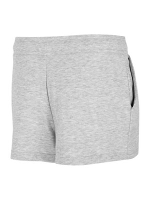 Damskie spodenki dresowe 4F H4L22 SKDD350  szare