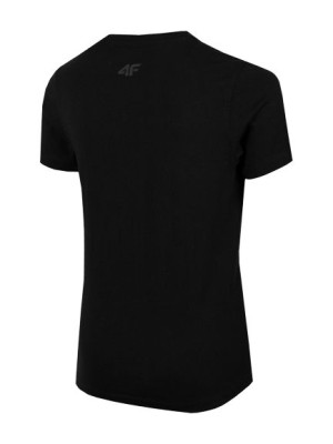 T-shirt chłopięcy 4F HJL22 JTSM001 czarny