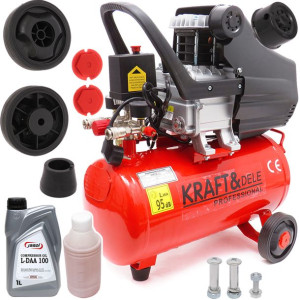 Kompresor Olejowy Sprężarka 24l 230v 8bar 205l/min