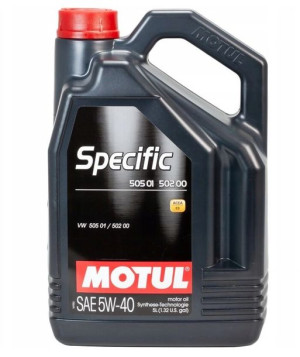 Olej Silnikowy 5w-40 5l Specific Motul Specific 505.01, 502.00