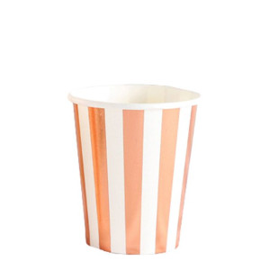 Kubeczki Jednorazowe Papierowe Rose Gold 6szt.