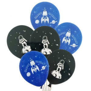 Zestaw Balonów Urodzinowych Astronauta 6szt.