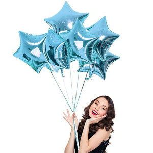 Balon Foliowy Gwiazdka Niebieska 45cm