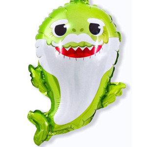 Balon Foliowy Baby Shark Zielony 68cm