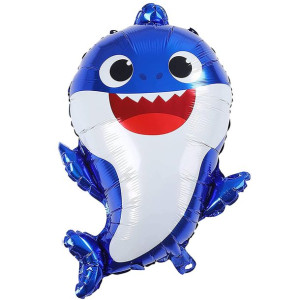 Balon Foliowy Baby Shark Niebieski 70cm
