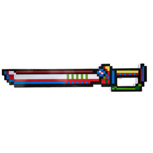 MINECRAFT Duża Szabla Światło Dźwięk PIXEL