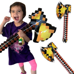 MINECRAFT PIXEL Dmuchana Siekiera 72cm