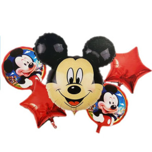 MYSZKA MICKEY Zestaw Balonów 5szt.