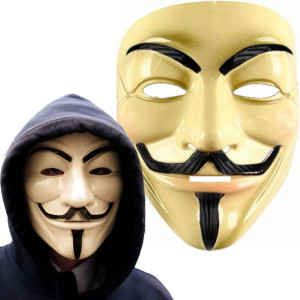 Maska Anonymous, V jak Vendetta - metaliczna