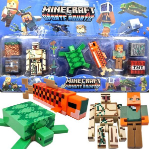 MINECRAFT - Update Aquatic - duży zestaw figurek