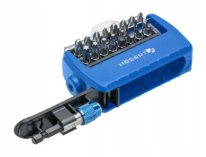 Końcówki Wkrętakowe Hogert Ht1s401 Bity 17szt 1/4
