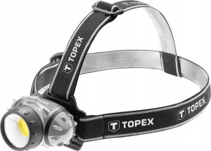 Topex 94w391 Latarka Czołowa 3w Led Cob 3 X Aaa