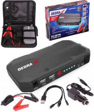 Dedra Powerbank Z Funkcją Rozruchu 12000mah Mocny