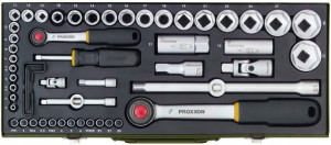Proxxon Zestaw Kluczy Nasadowych 1/2 55 El. 23040