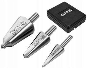 YATO Wiertło stożkowe 3-30mm STOPNIOWE 3 szt