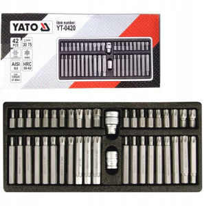 Yato Końcówki Wkrętakowe Ribe Torxsecurity Yt-0420