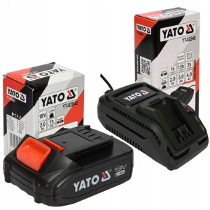 Yato Akumulator Bateria 18v 2ah Li-ion + Ładowarka
