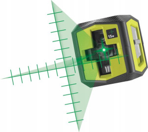 Ryobi Laser Krzyżowy Poziomica Zielony 10m Rbcllg2