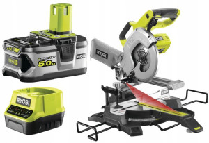 Ryobi Ukośnica Akumulatorowa Posuw R18ms216 +5ah