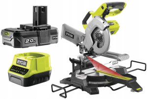 Ryobi Ukośnica Akumulatorowa Posuw R18ms216 +2ah