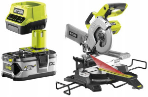 Ryobi Ukośnica Akumulatorowa Posuw R18ms216 +4ah
