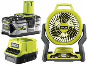 Ryobi Wentylator Wiatrak Akumulatorowy Rf18 +5ah