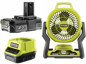 Ryobi Wentylator Wiatrak Akumulatorowy Rf18 +2ah