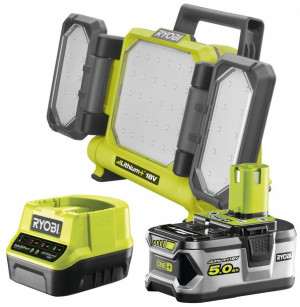 Ryobi Lampa Halogen Led Panele Rlp18 3000lm +5ah