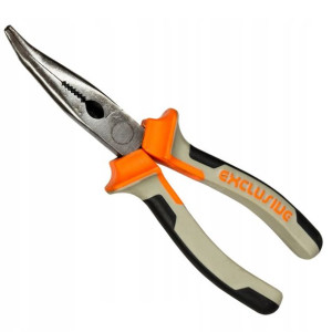 Szczypce wydłużone wygięte 200mm CORONA C7069