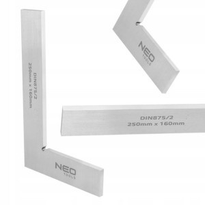 Kątownik Płaski Stalowy 250x160mm 72-024 Neo Tools