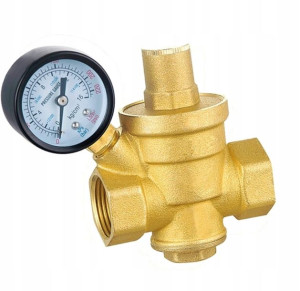 Reduktor Ciśnienia Wody 1 1/2'' Dn40 + Manometr