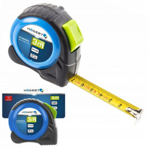 Hogert Ht4m405 Miarataśma Zwijana 3m 16mm Nylon