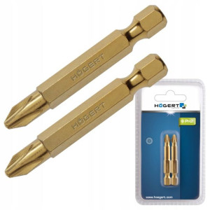 Hogert Ht1s392 Końcówki Wkretakowe Ph2 50mm 2szt