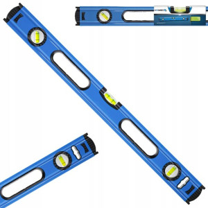 Poziomnica Aluminiowa 200cm, 3 Libelki Hoegert