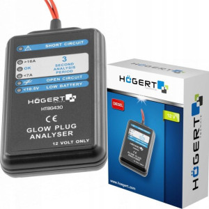 Hogert Ht8g430 Tester Świec Żarowych 12v Dc
