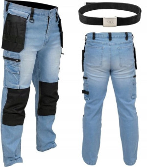 Yato Spodnie Robocze Ochronne Jeans R. M + Pasek