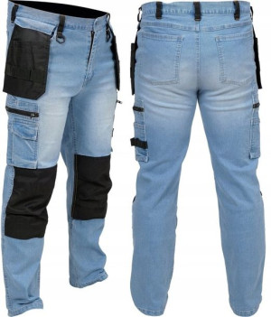 Yato Spodnie Robocze Ochronne Monterskie Jeans R.l