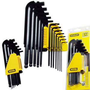 Stanley 69-257 Klucze Imbusowe Calowe Imbusy 12szt
