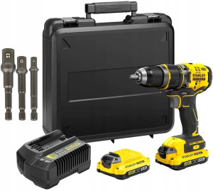 STANLEY Wkrętarka 18V 2x2Ah V20 SFMCD721D2K +3 ADA