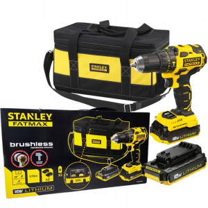 Stanley Wkrętarka Udarowa Bezszczotkowa 18v 2x2ah