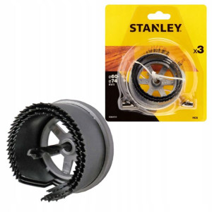 Stanley Otwornica Hcs Do Drewna 3szt 60/67/74mm