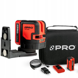 Pro Laser Krzyżowy Pro-aq180g Zielona Wiązka