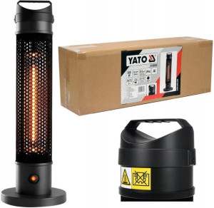Yato Przenośny Promiennik Podczerwieni 800w +pilot