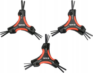 YATO Klucze imbusowe HEX TORX imbus składane 26szt