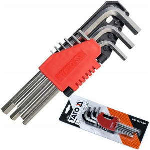 Zestaw Kluczy Imbusowych 9cz 2-10mm Yt-0502 Yato