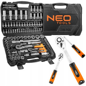 NEO 10-212 ZESTAW KLUCZE NASADOWE walizka 108el