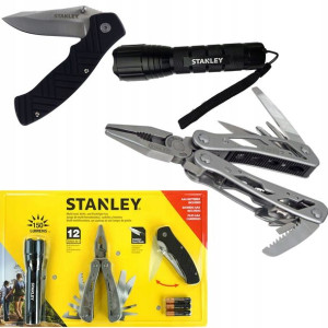 Stanley Zestaw Survivalowy Multitool Nóż Latarka